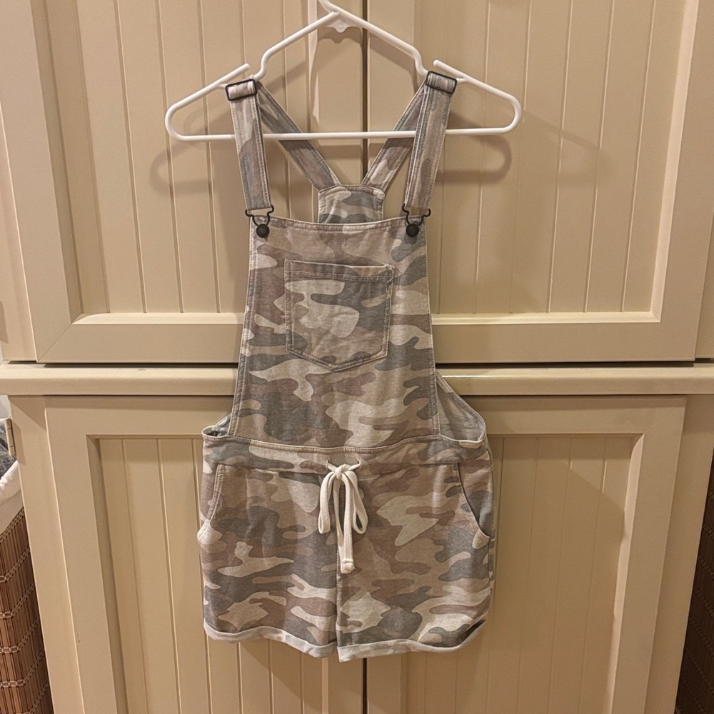 Camouflage Short Overalls